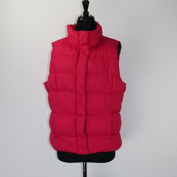 GAP Jackets & Blazers - Gap Weekend Puffer vest, Lipstick Pink, XL